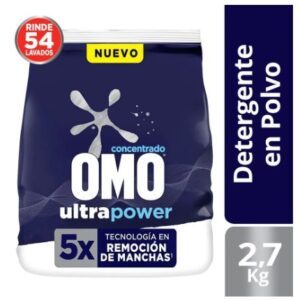 Detergente Polvo Omo Matic Ultra Power Bolsa 2.7 kg ( Oferta Pack 3 U.)